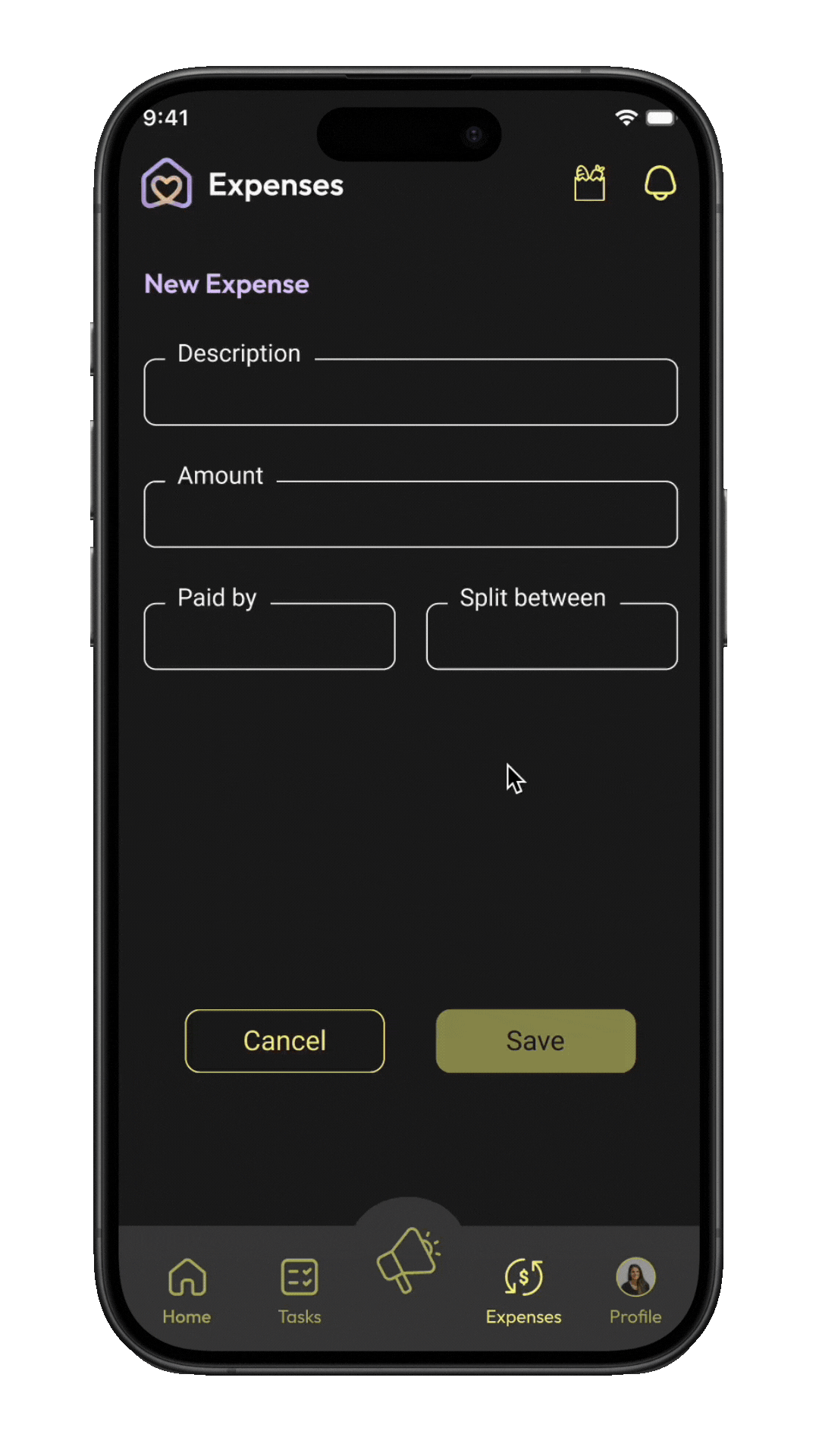 Transparent Expense Tracker GIF