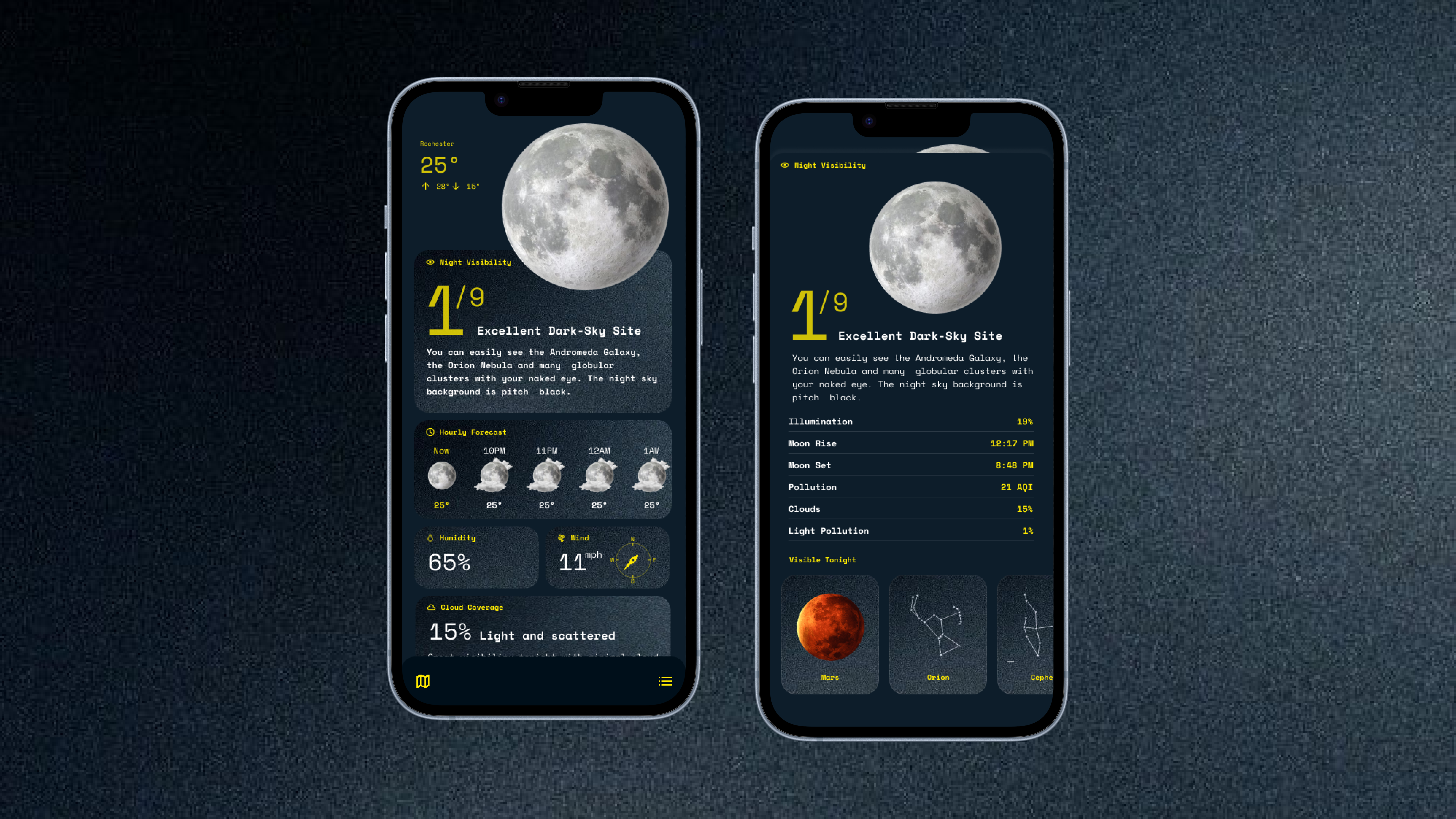 An Interactive Weather App for Stargazers
